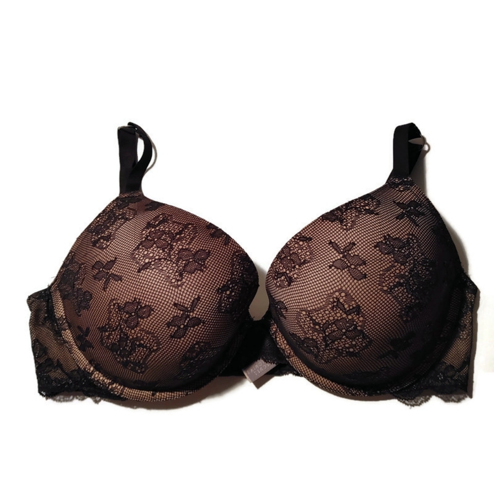 Victoria's Secret Biofit Padded Bra 36D Nude Black